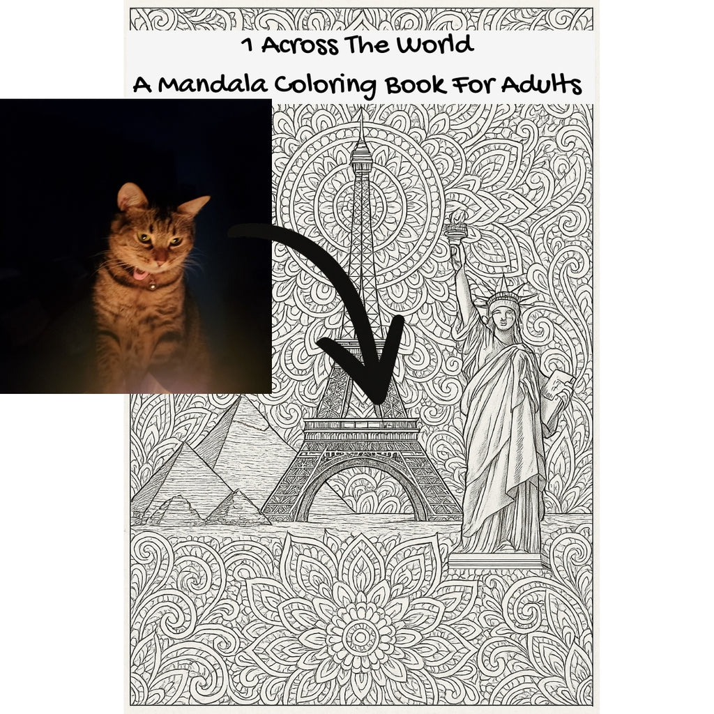1 Across The World: A Mandala Coloring Book For Adults