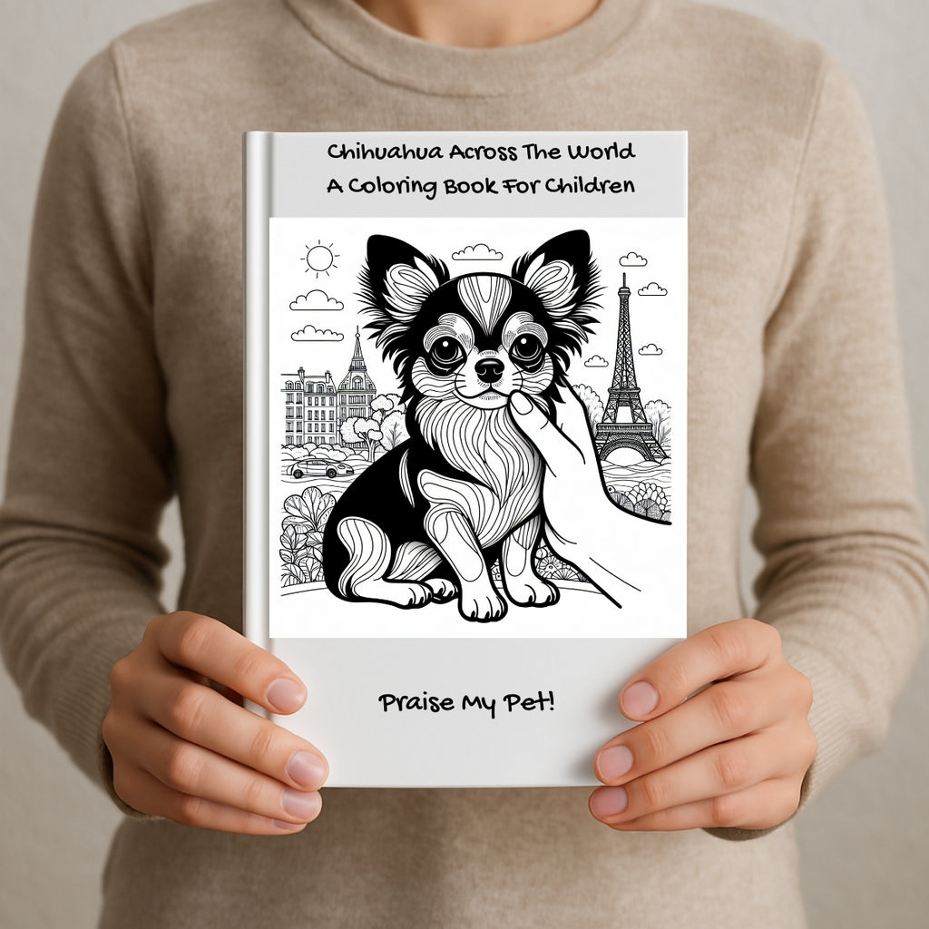 Chihuahua Across The Globe: A Coloring Book For Children