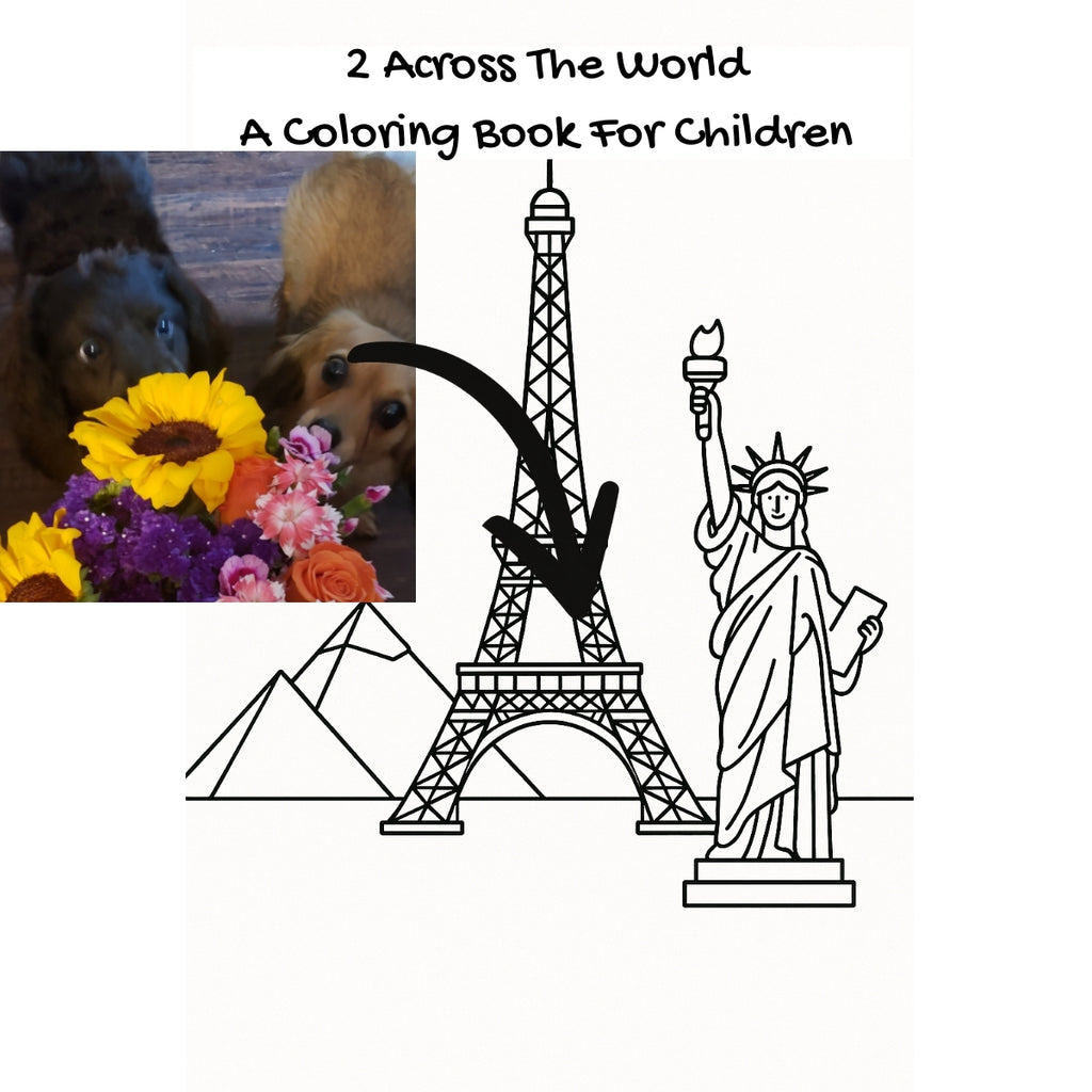 2 Across The World: A Coloring Book For Children