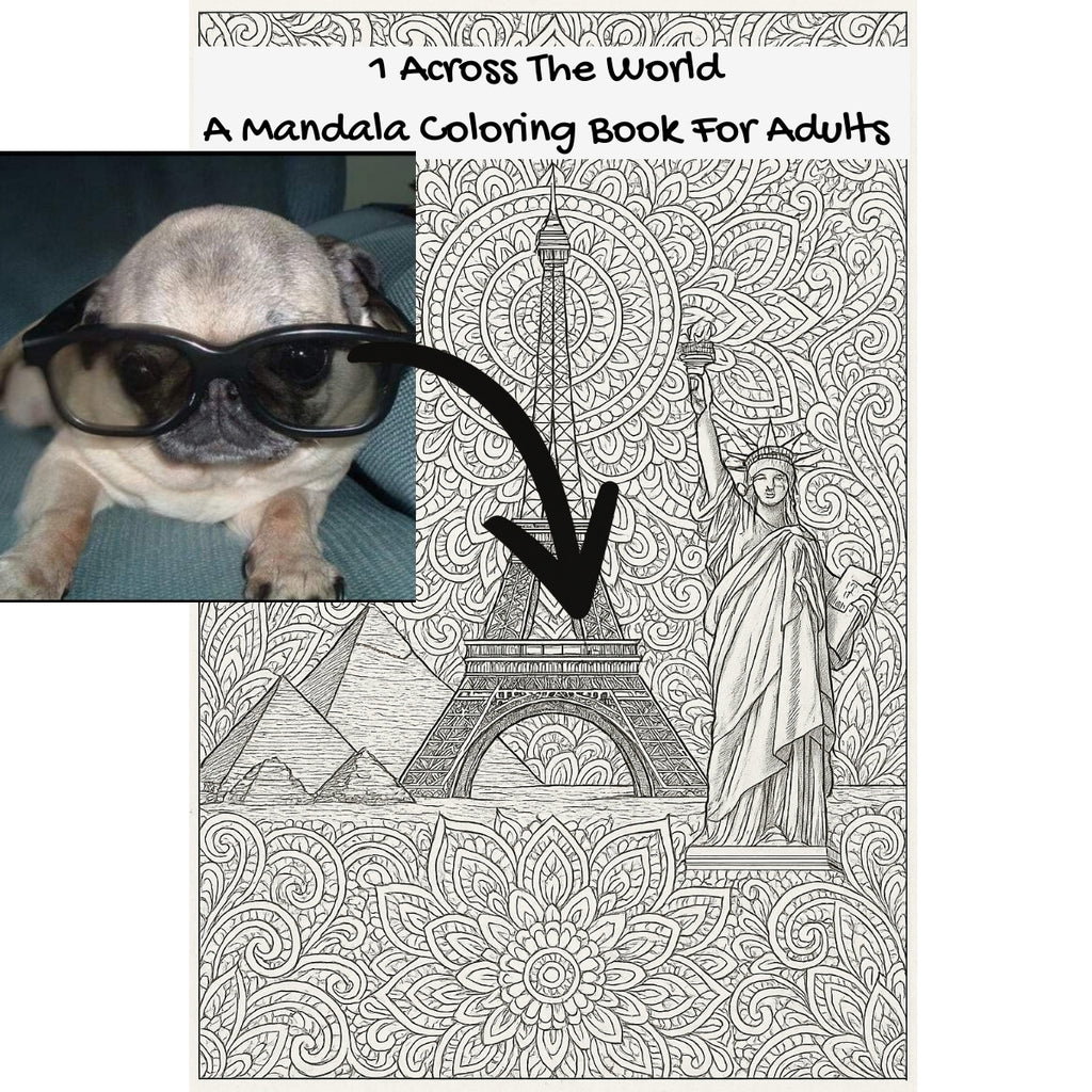 1 Across The World: A Mandala Coloring Book For Adults