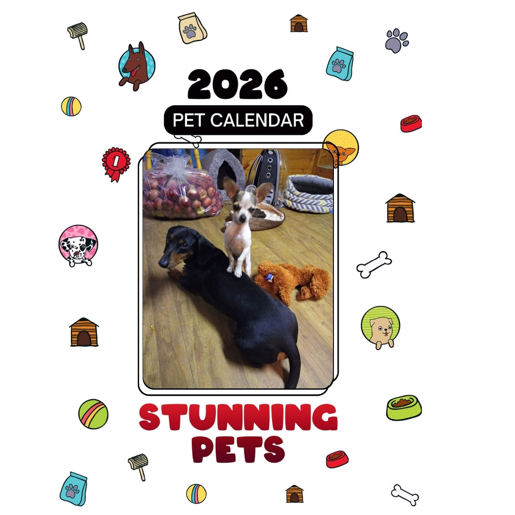 2 Headlines Stunning Pets: A 2026 Pet Calendar