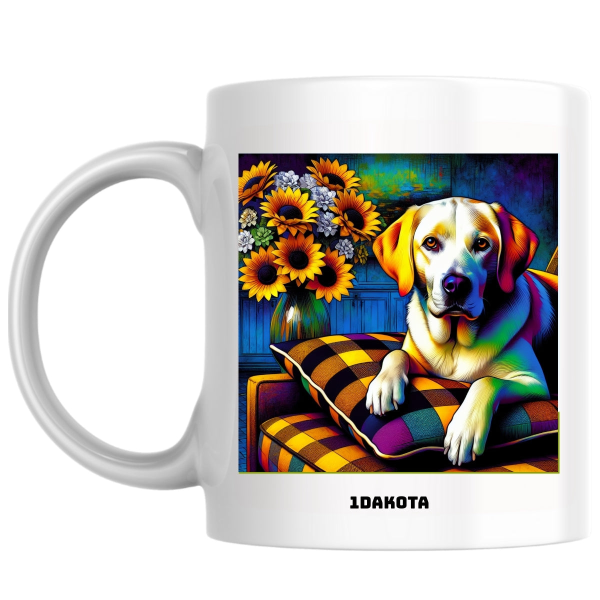 1Dakota the Magnificent: Pop Art Coffee Mug