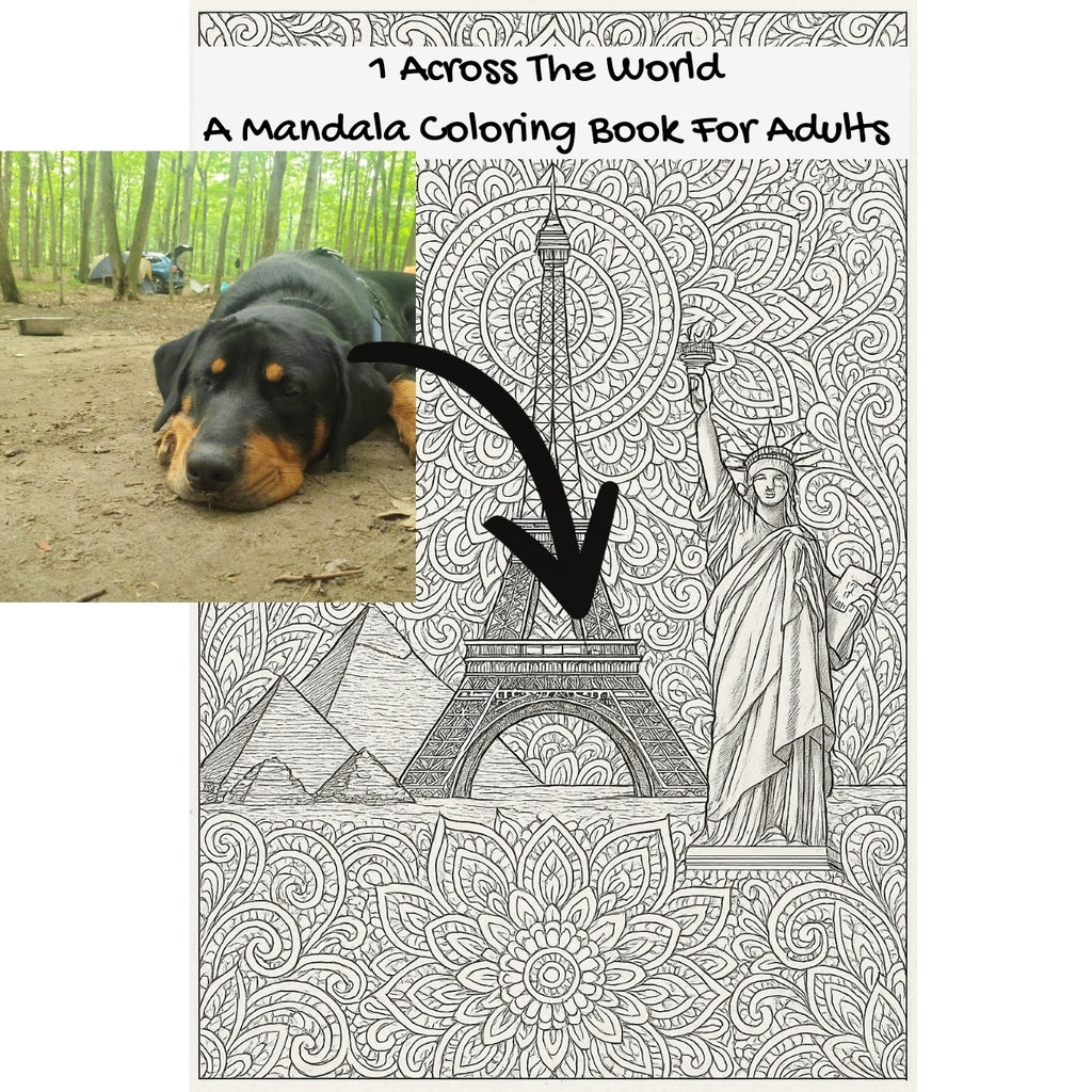 1 Across The World: A Mandala Coloring Book For Adults