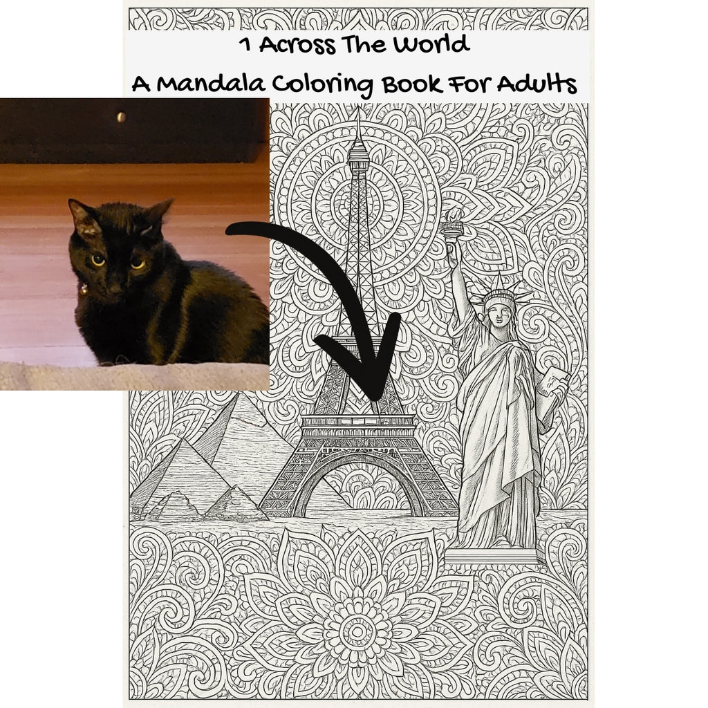 1 Across The World: A Mandala Coloring Book For Adults