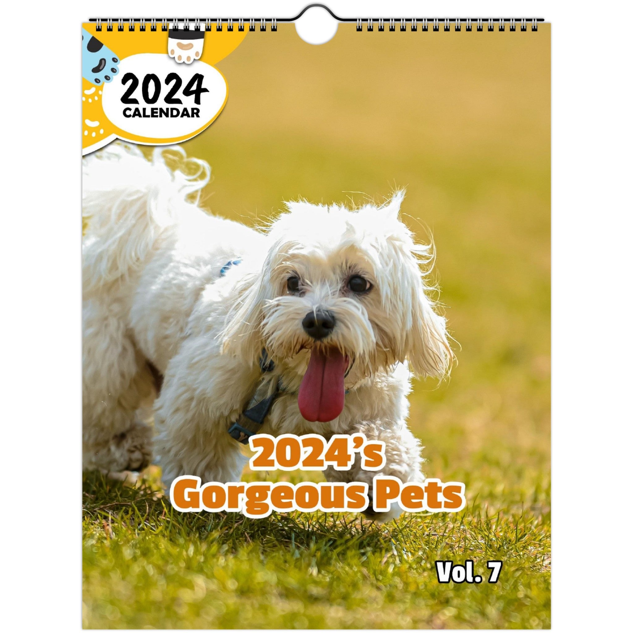 2024's Gorgeous Pets Volume Seven: 2024 Wall Calendar (Published)