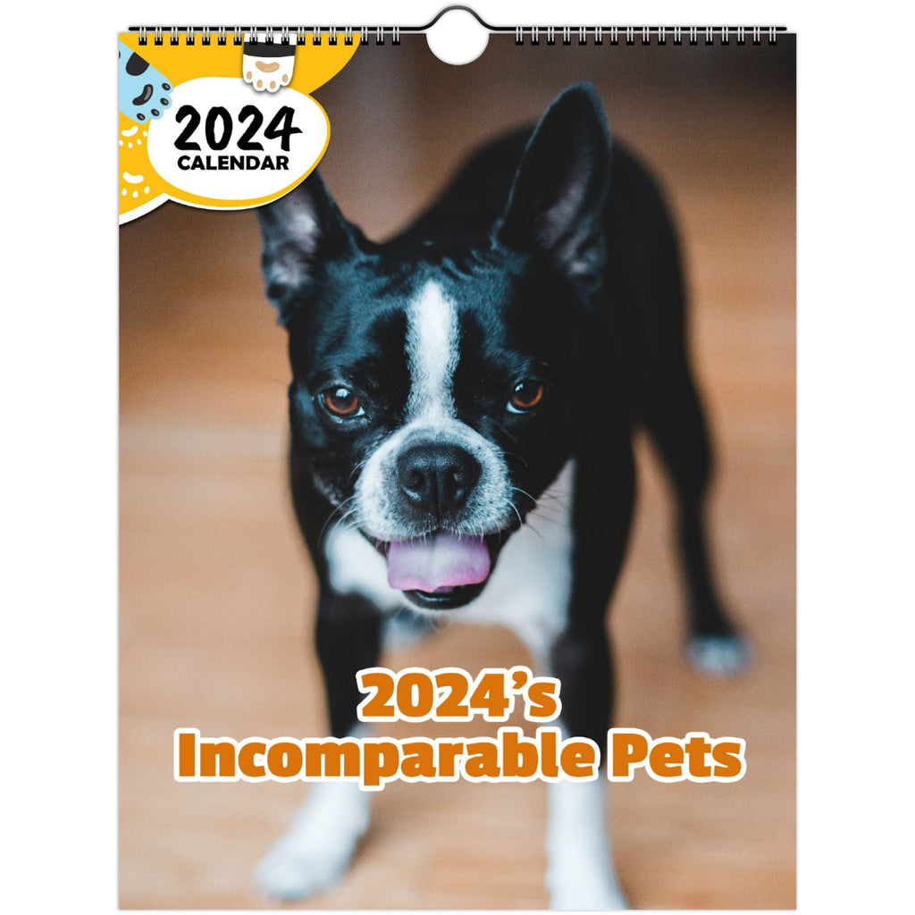 2024's Incomparable Pets: 2024 Wall Calendar (Published)