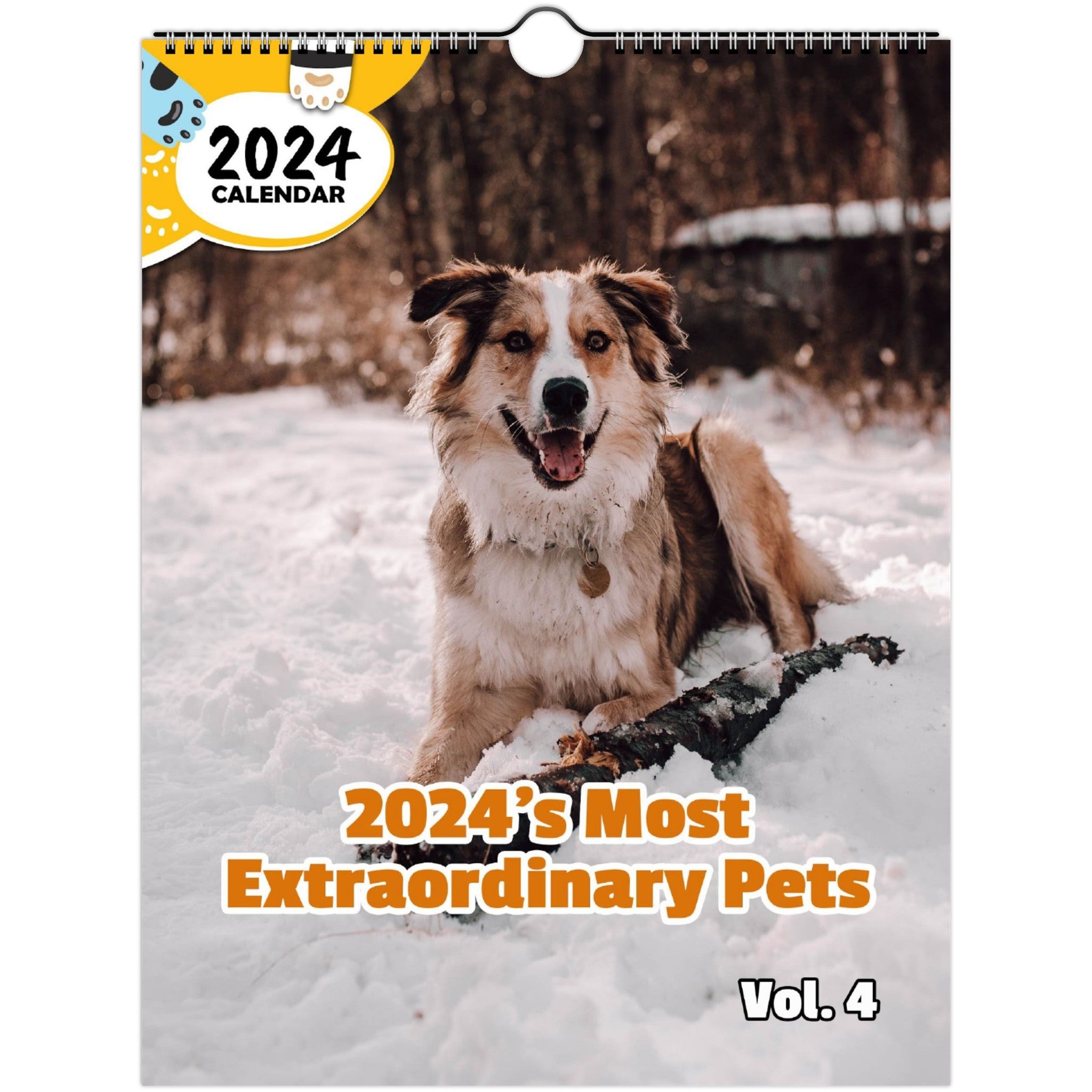 2024's Most Extraordinary Pets Volume Four: 2024 Wall Calendar (Published)