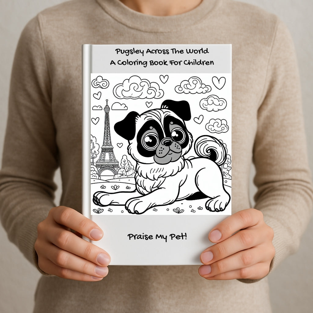 Pugsley Across The World: A Coloring Book For Children