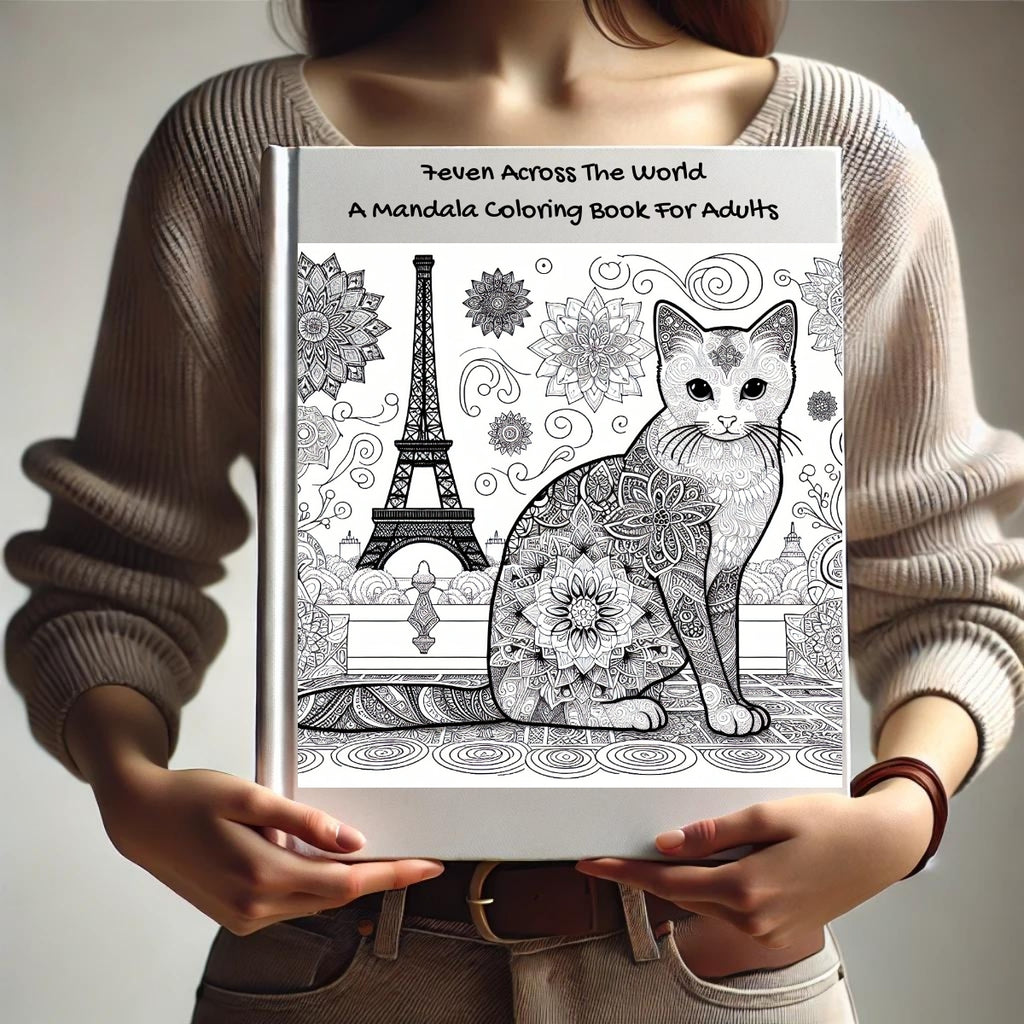 7even Across The World: A Mandala Coloring Book For Adults
