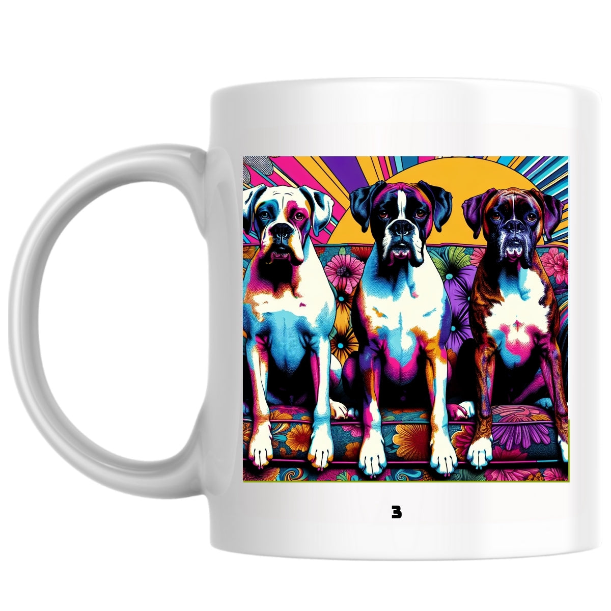 3 the Magnificent: Pop Art Coffee Mug