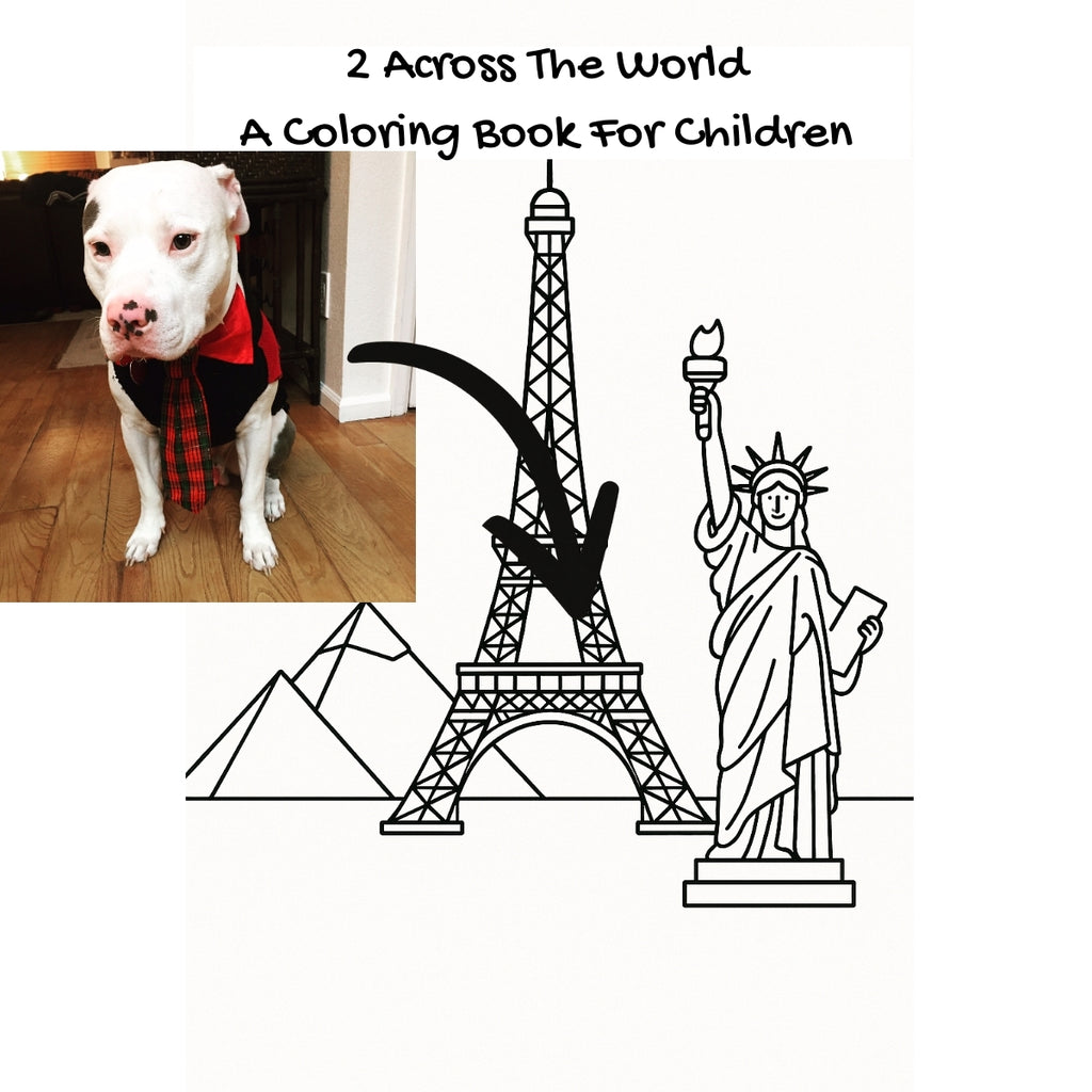2 Across The World: A Coloring Book For Children