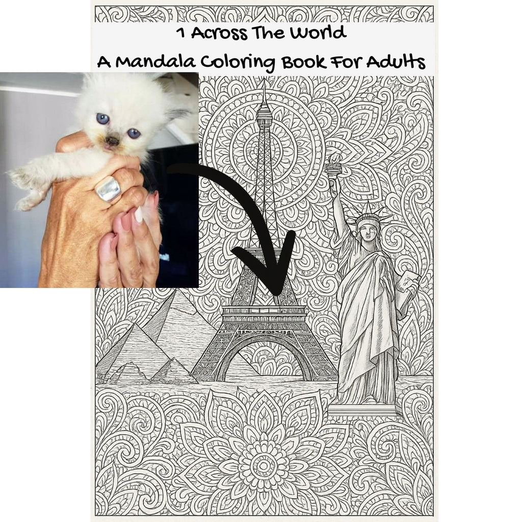 1 Across The World: A Mandala Coloring Book For Adults
