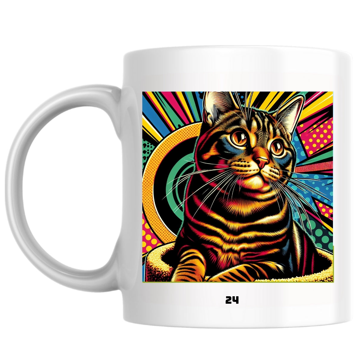 24 the Magnificent: Pop Art Coffee Mug