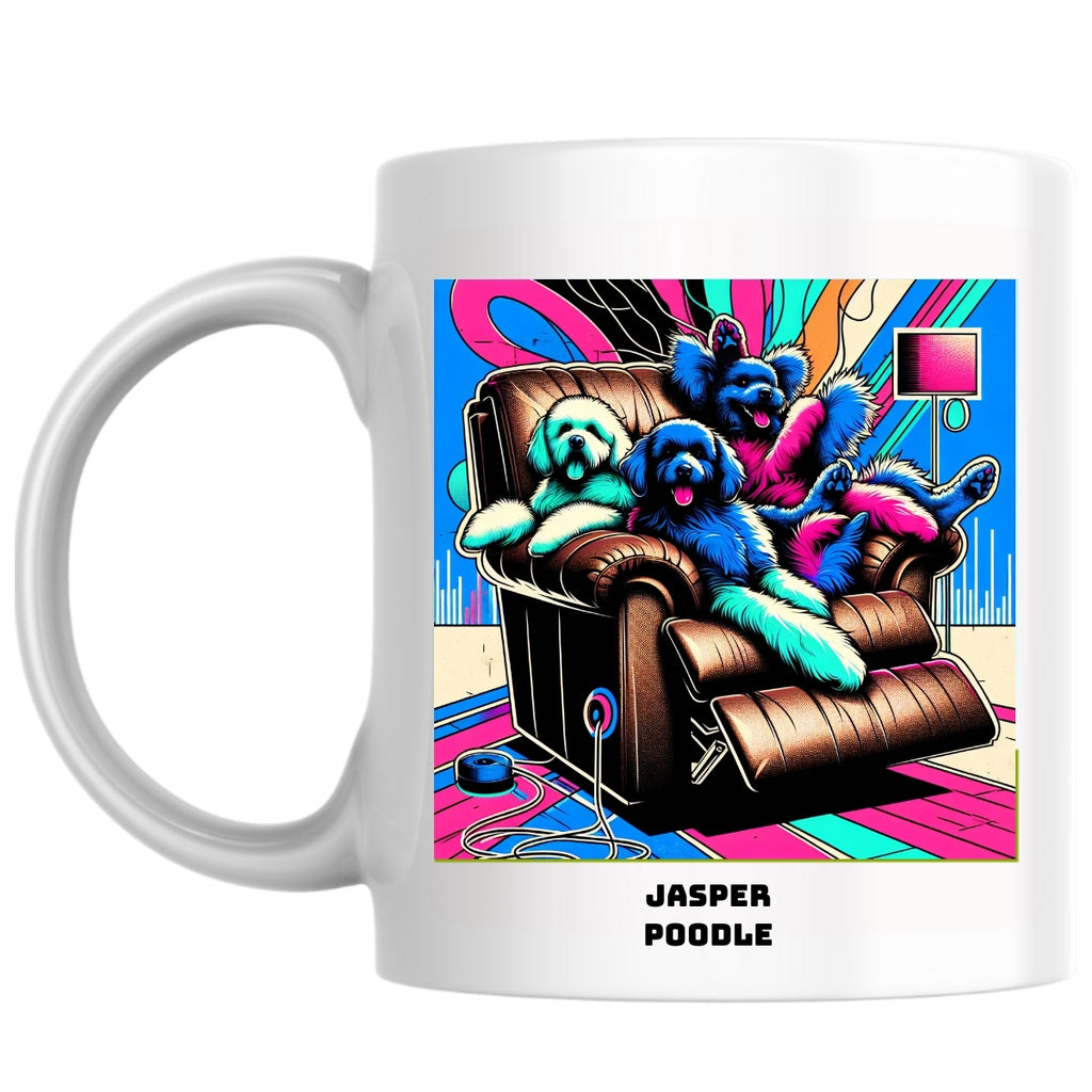 Jasper  poodle the Magnificent: Pop Art Coffee Mug