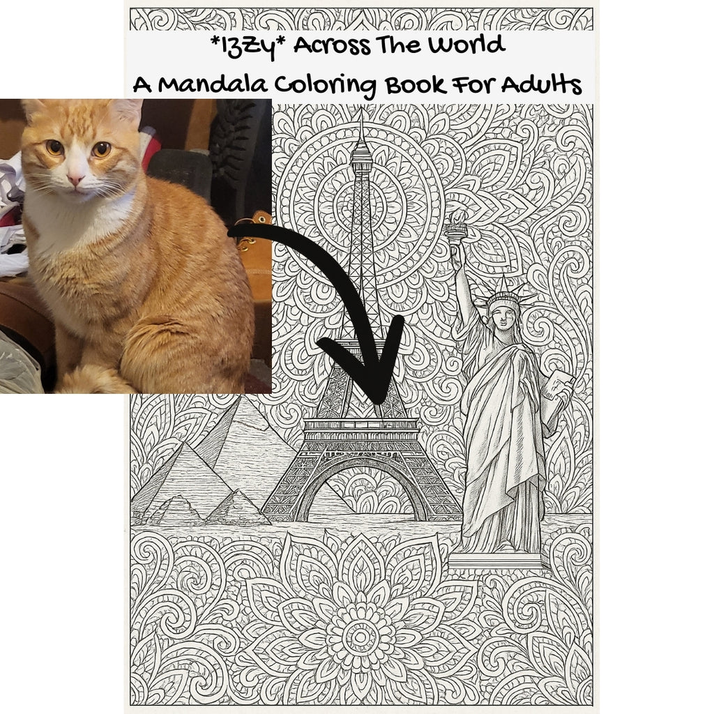 *IzZy* Across The World: A Mandala Coloring Book For Adults