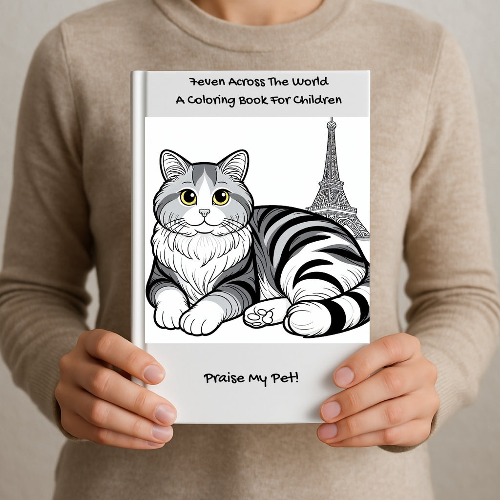 7even Across The World: A Coloring Book For Children