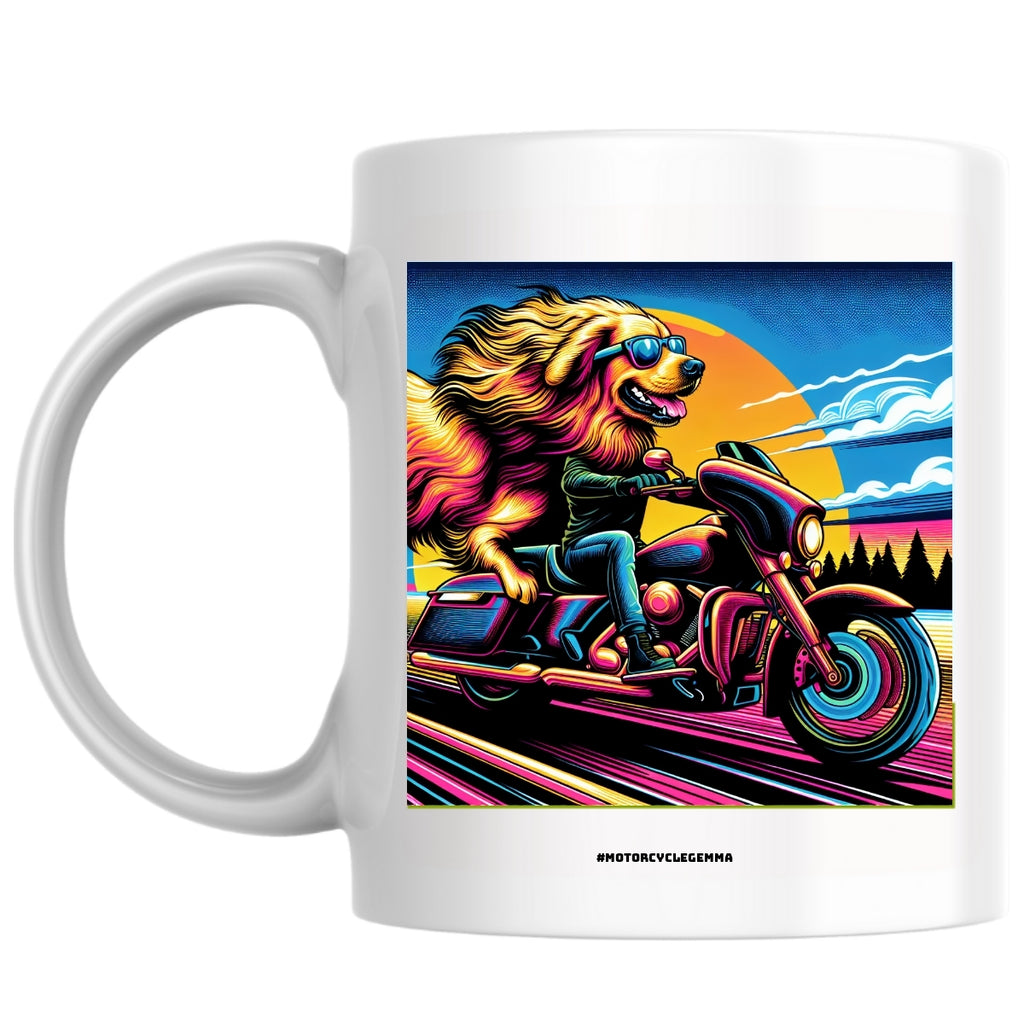 #motorcyclegemma the Magnificent: Pop Art Coffee Mug