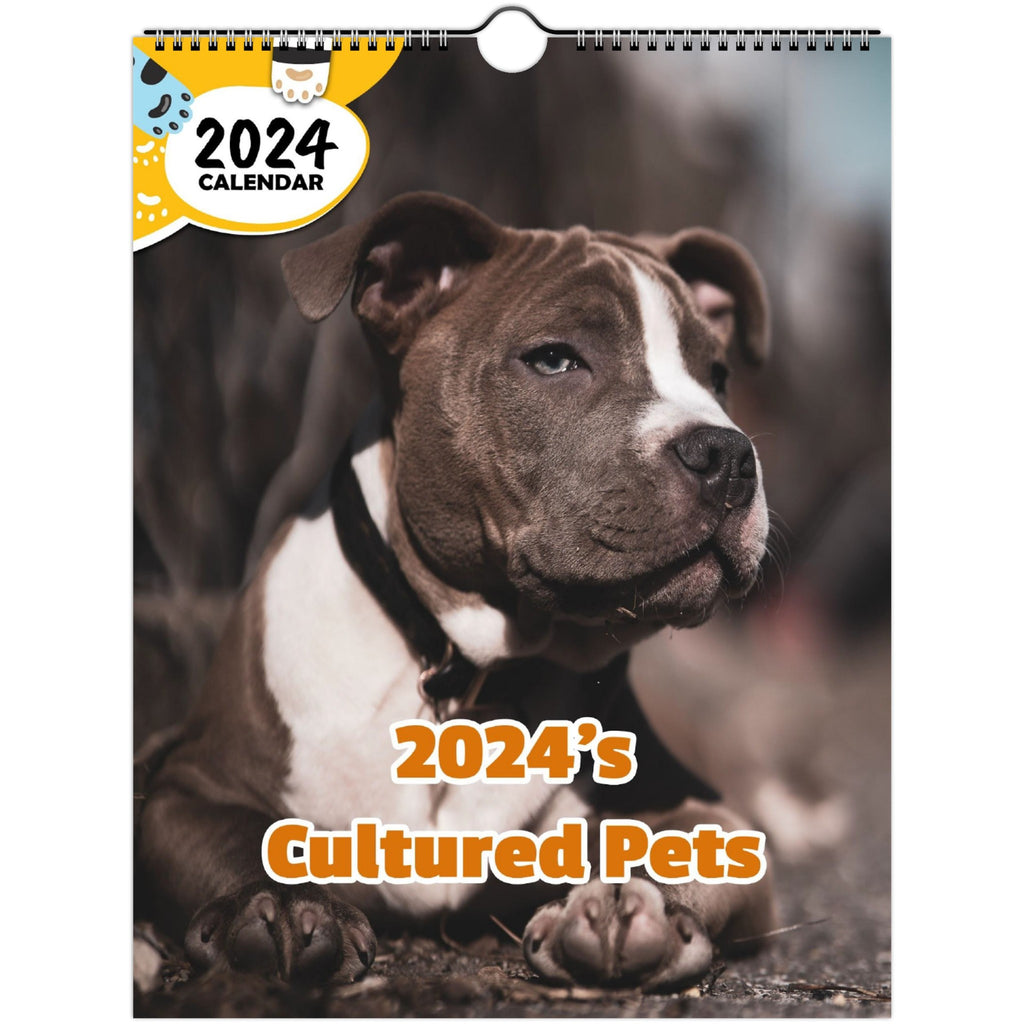2024's Cultured Pets: 2024 Wall Calendar (Published)