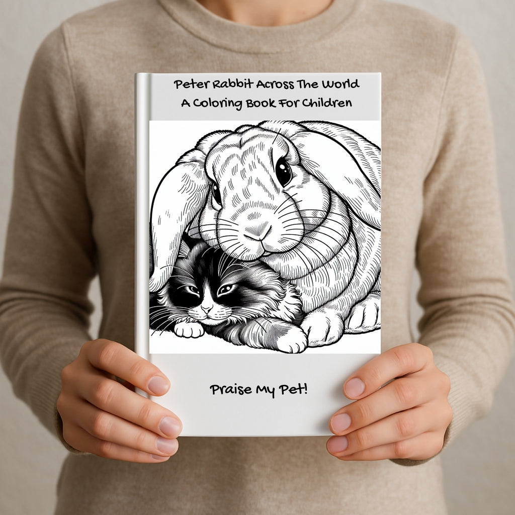 Peter Rabbit Across The World: A Coloring Book For Children