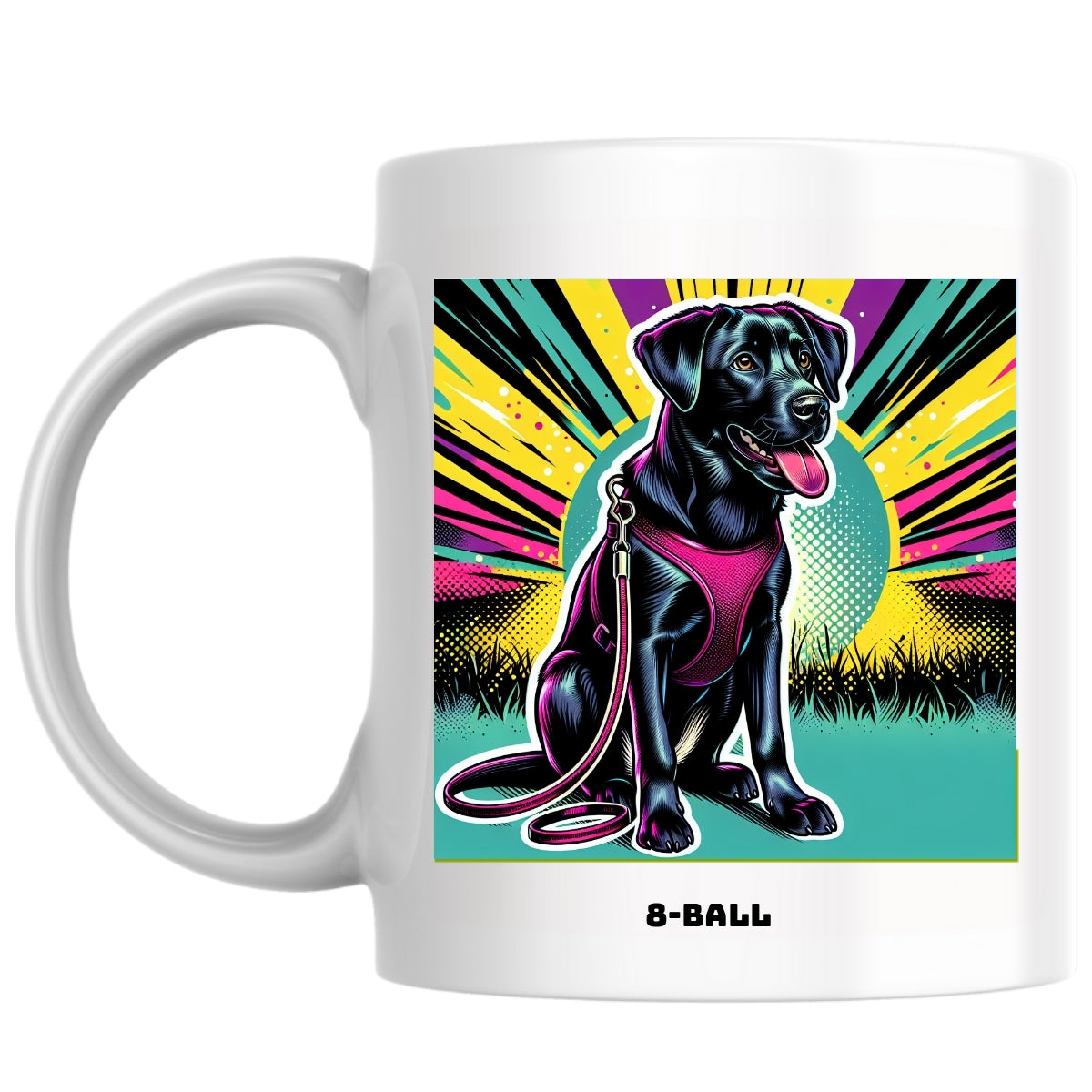 8-Ball the Magnificent: Pop Art Coffee Mug