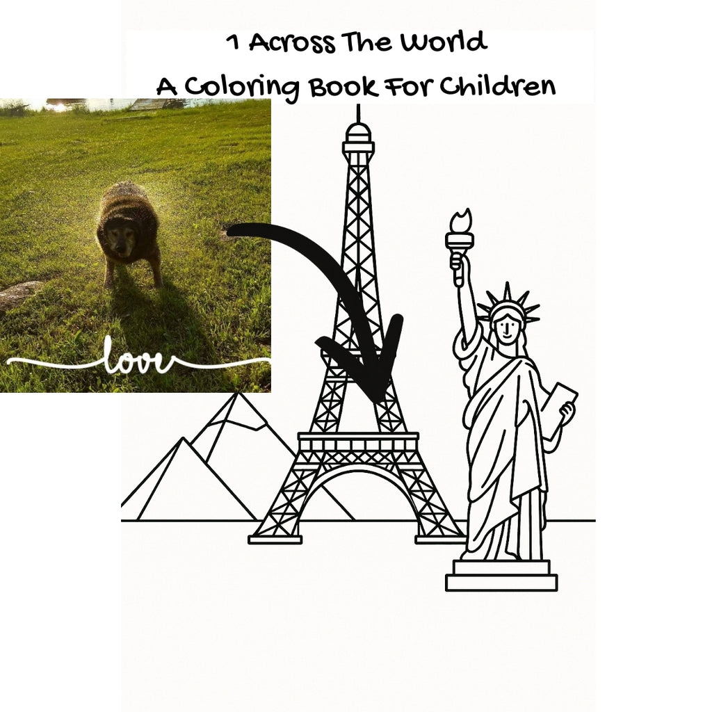 1 Across The World: A Coloring Book For Children