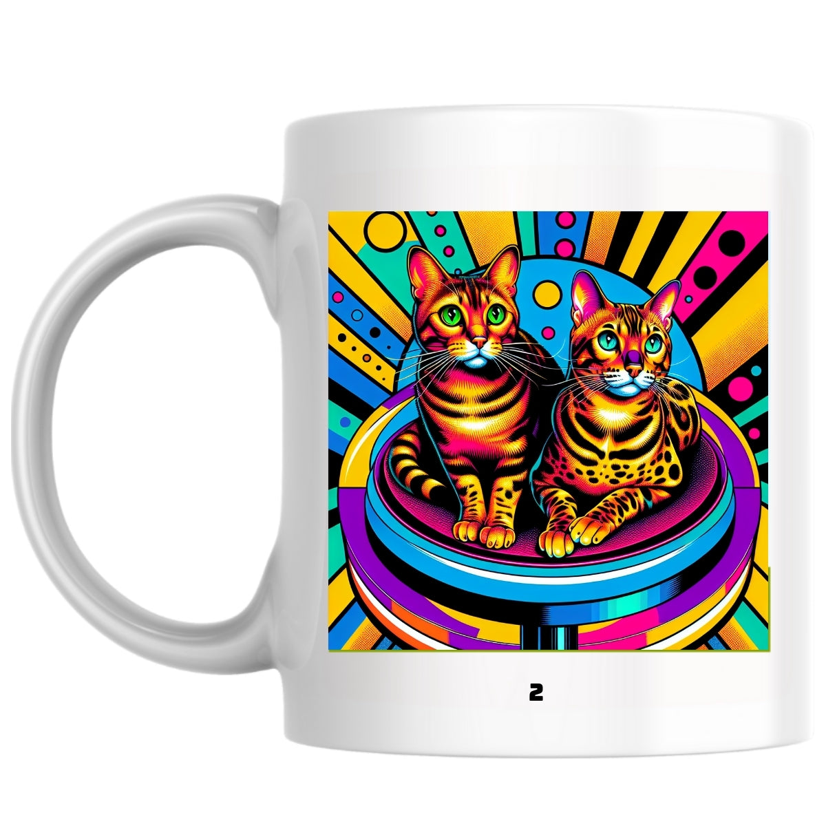 2 the Magnificent: Pop Art Coffee Mug