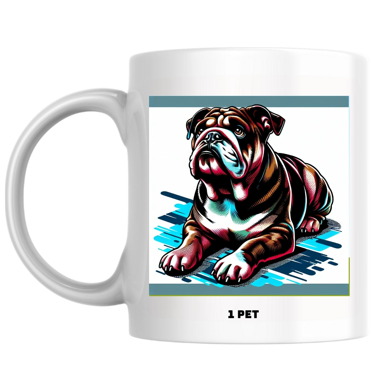 1 pet the Magnificent: Pop Art Coffee Mug