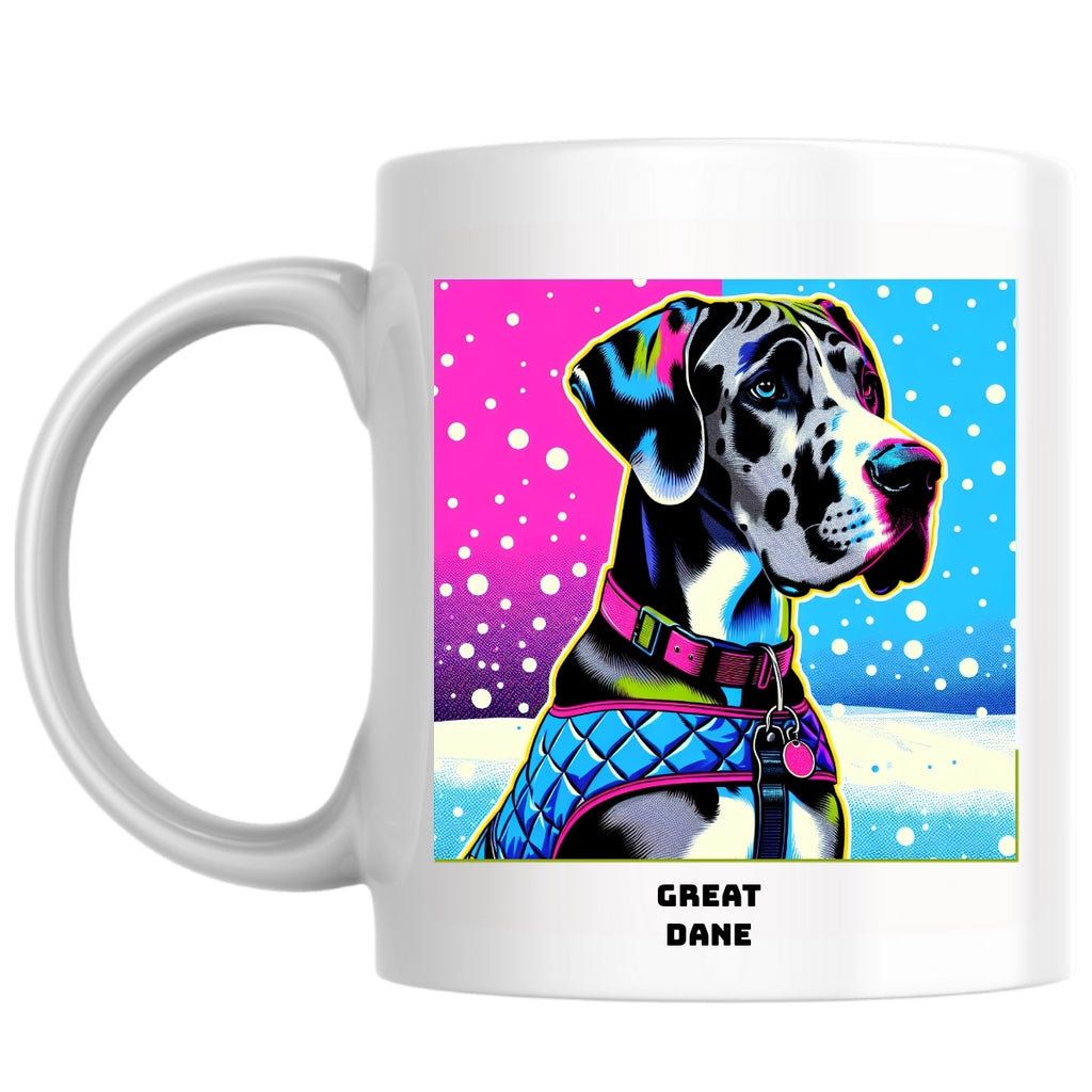Great Dane the Magnificent: Pop Art Coffee Mug