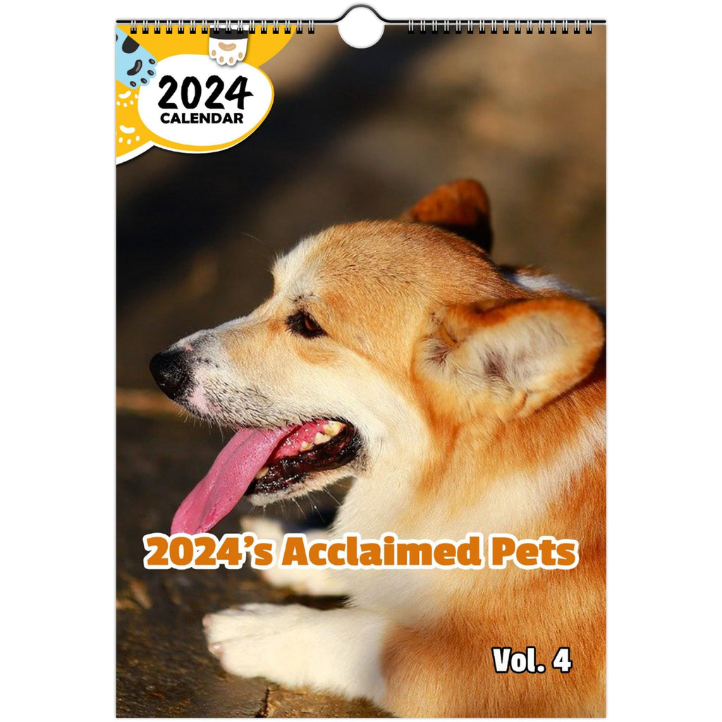 2024's Acclaimed Pets Volume Four: 2024 Wall Calendar (Published)