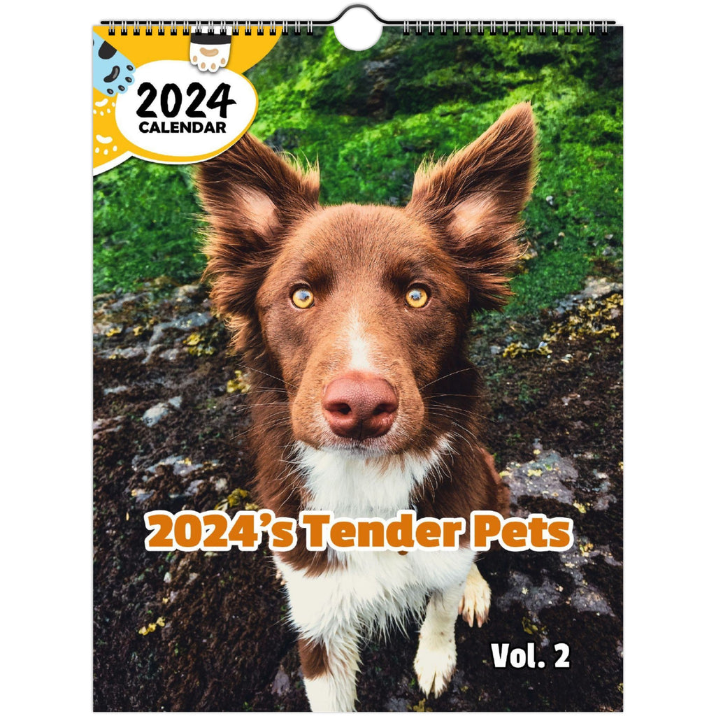 2024's Tender Pets Volume Two: 2024 Wall Calendar (Published)