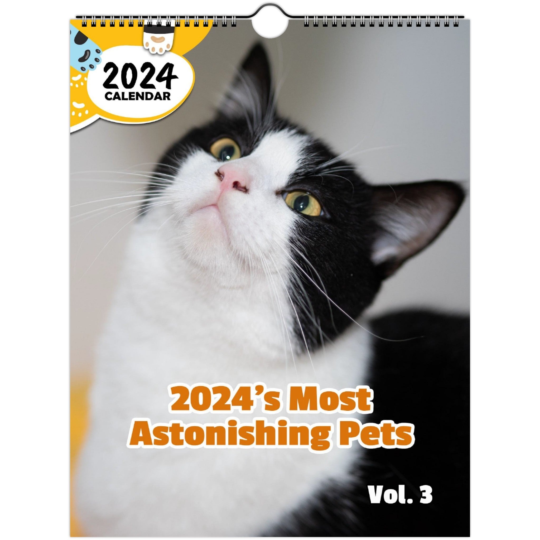 2024's Most Astonishing Pets Volume Three: 2024 Wall Calendar (Published)