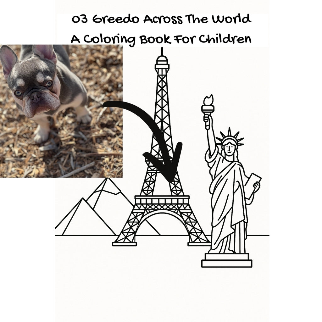 03 Greedo Across The World: A Coloring Book For Children