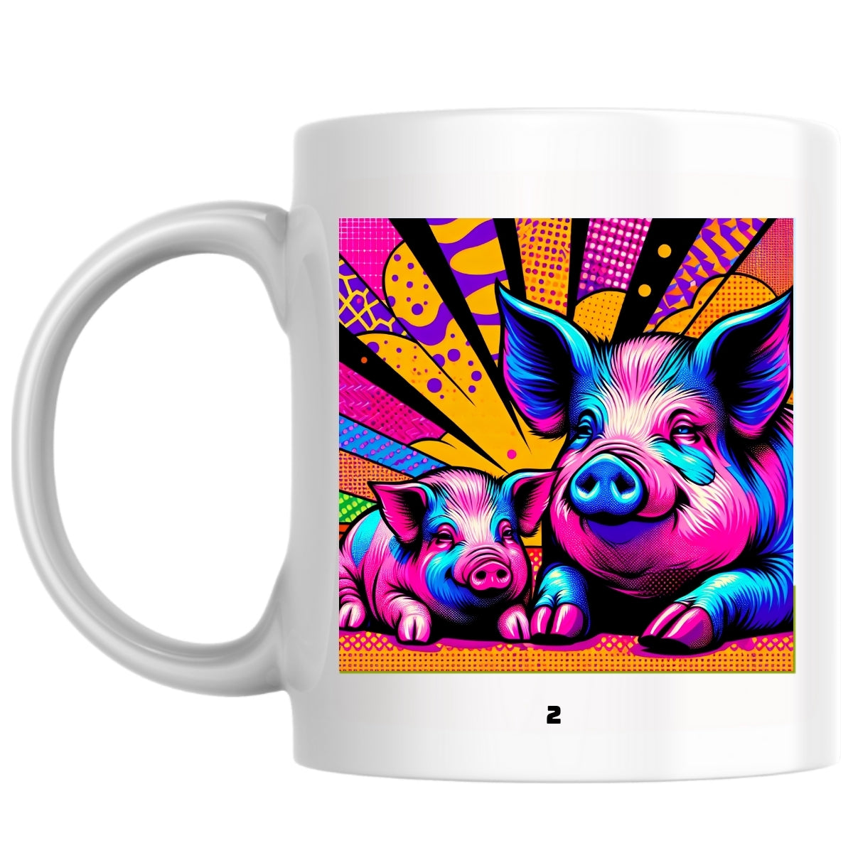 2 the Magnificent: Pop Art Coffee Mug