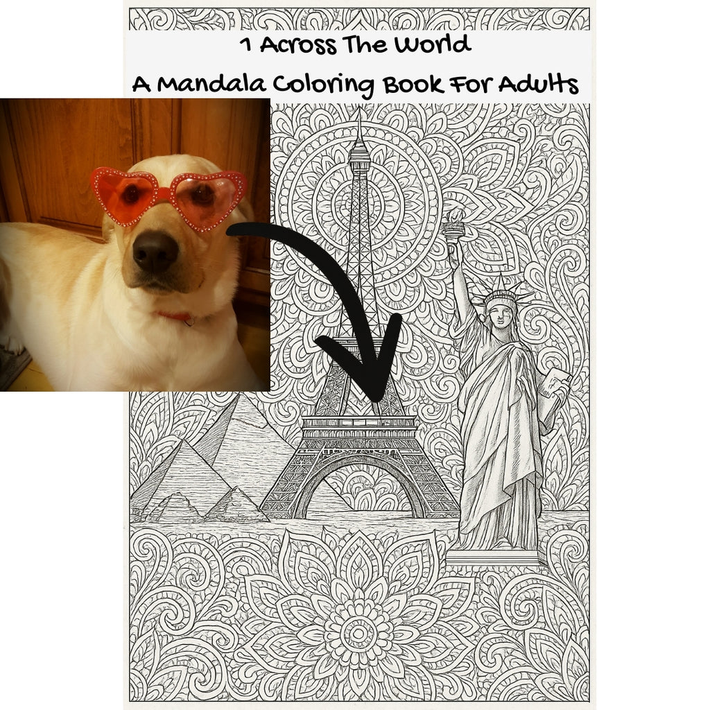 1 Across The World: A Mandala Coloring Book For Adults
