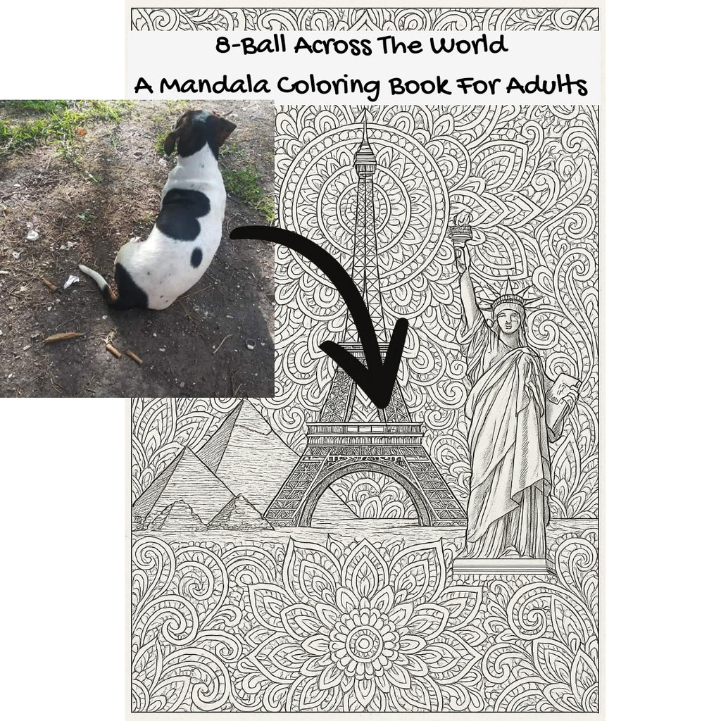 8-Ball Across The World: A Mandala Coloring Book For Adults