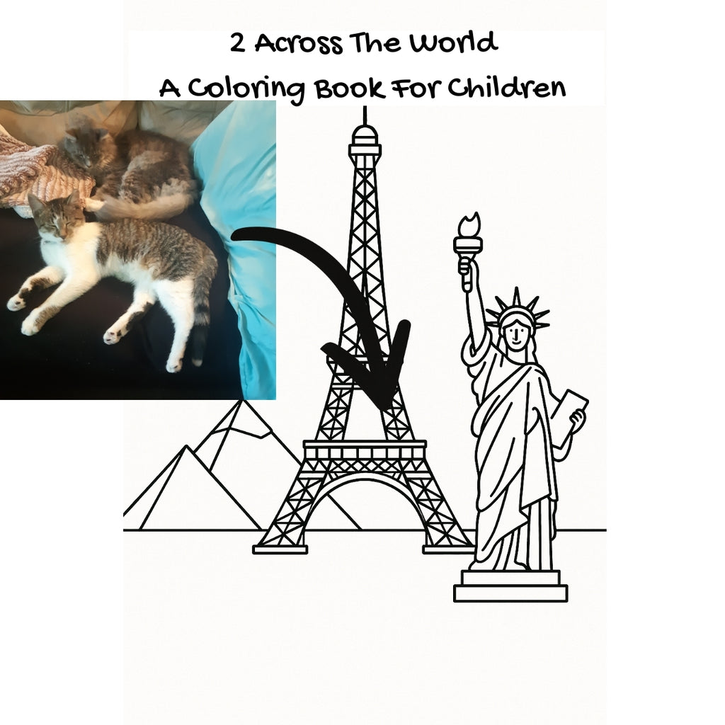 2 Across The World: A Coloring Book For Children