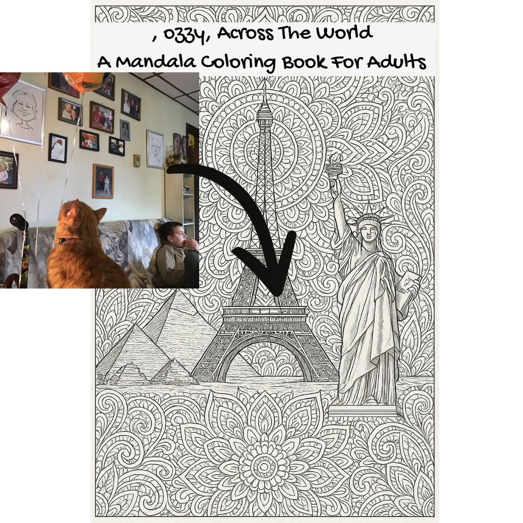 , ozzy, Across The World: A Mandala Coloring Book For Adults