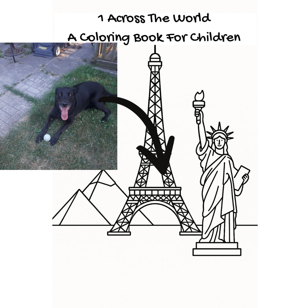1 Across The World: A Coloring Book For Children