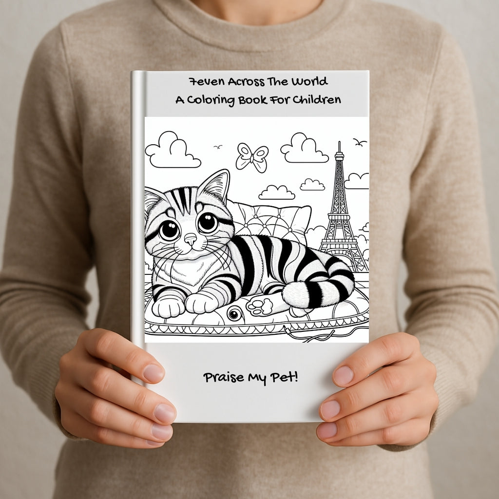 7even Across The World: A Coloring Book For Children