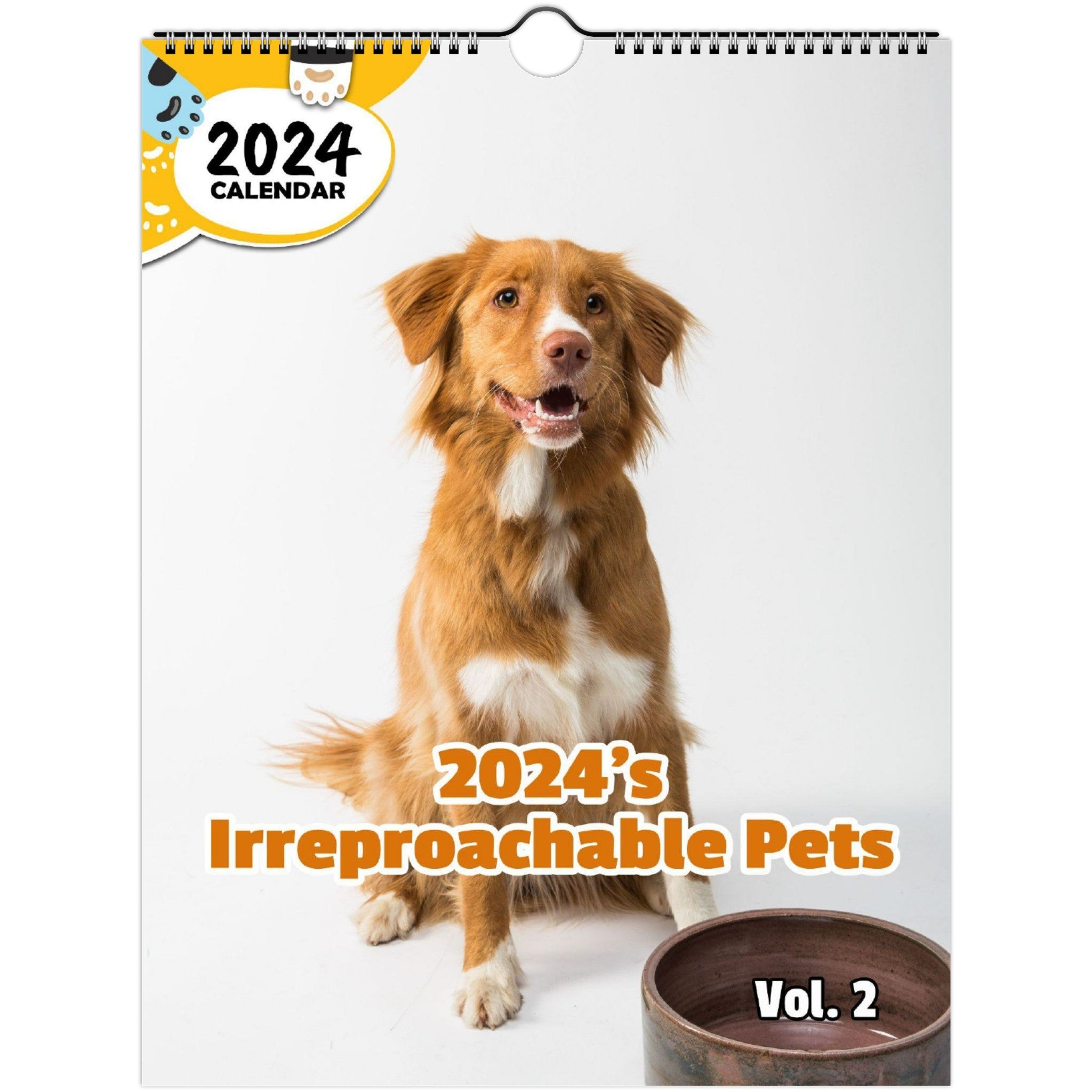 2024's Irreproachable Pets Volume Two: 2024 Wall Calendar (Published)
