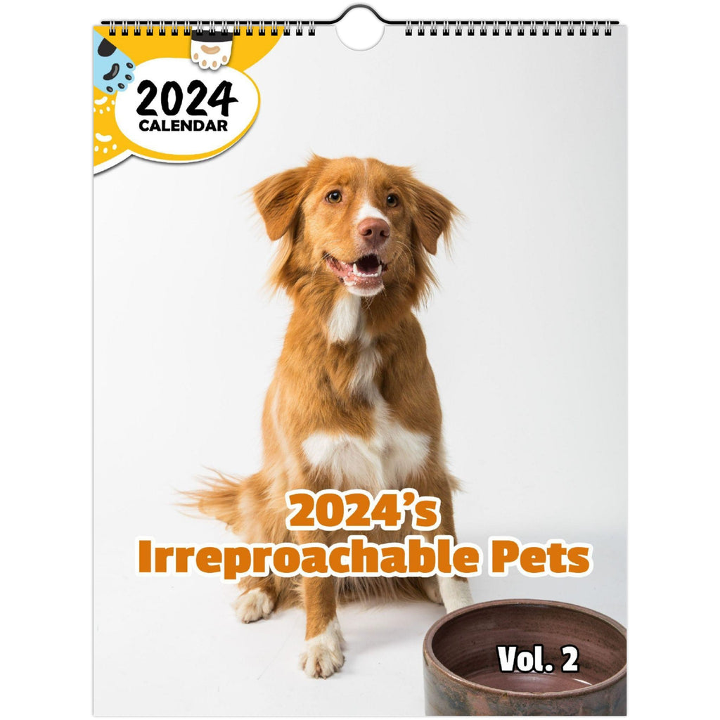 2024's Irreproachable Pets Volume Two: 2024 Wall Calendar (Published)