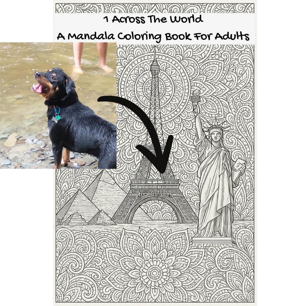 1 Across The World: A Mandala Coloring Book For Adults
