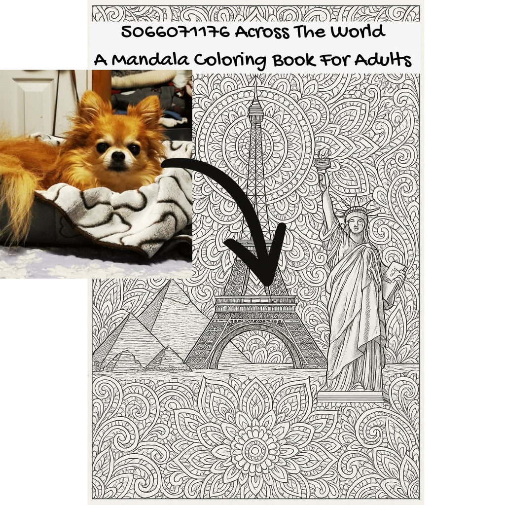 5066071176 Across The World: A Mandala Coloring Book For Adults