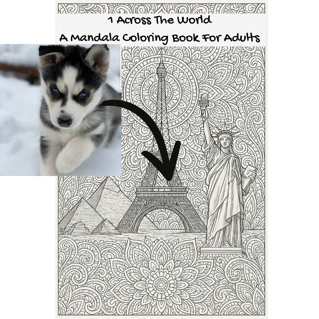 1 Across The World: A Mandala Coloring Book For Adults