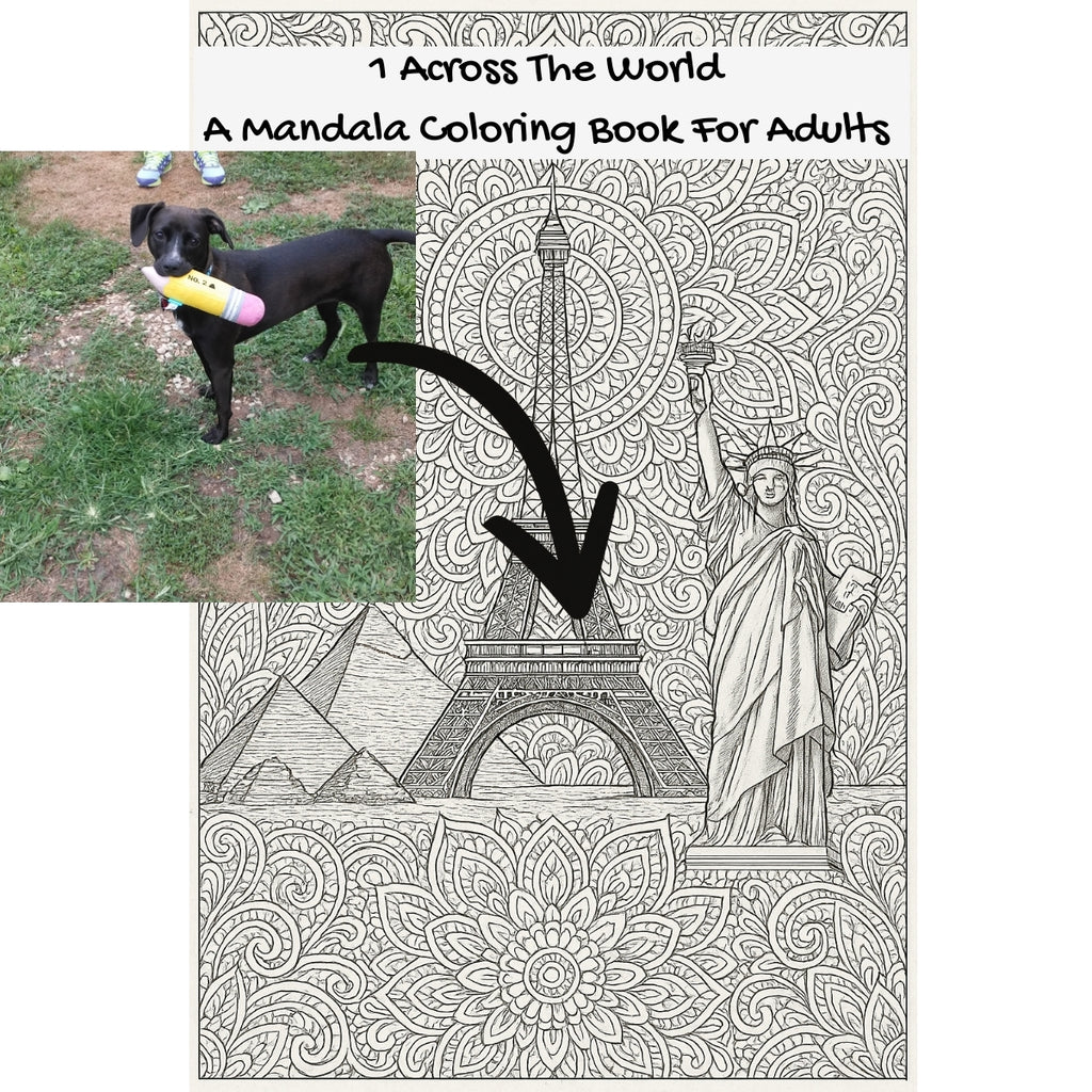 1 Across The World: A Mandala Coloring Book For Adults