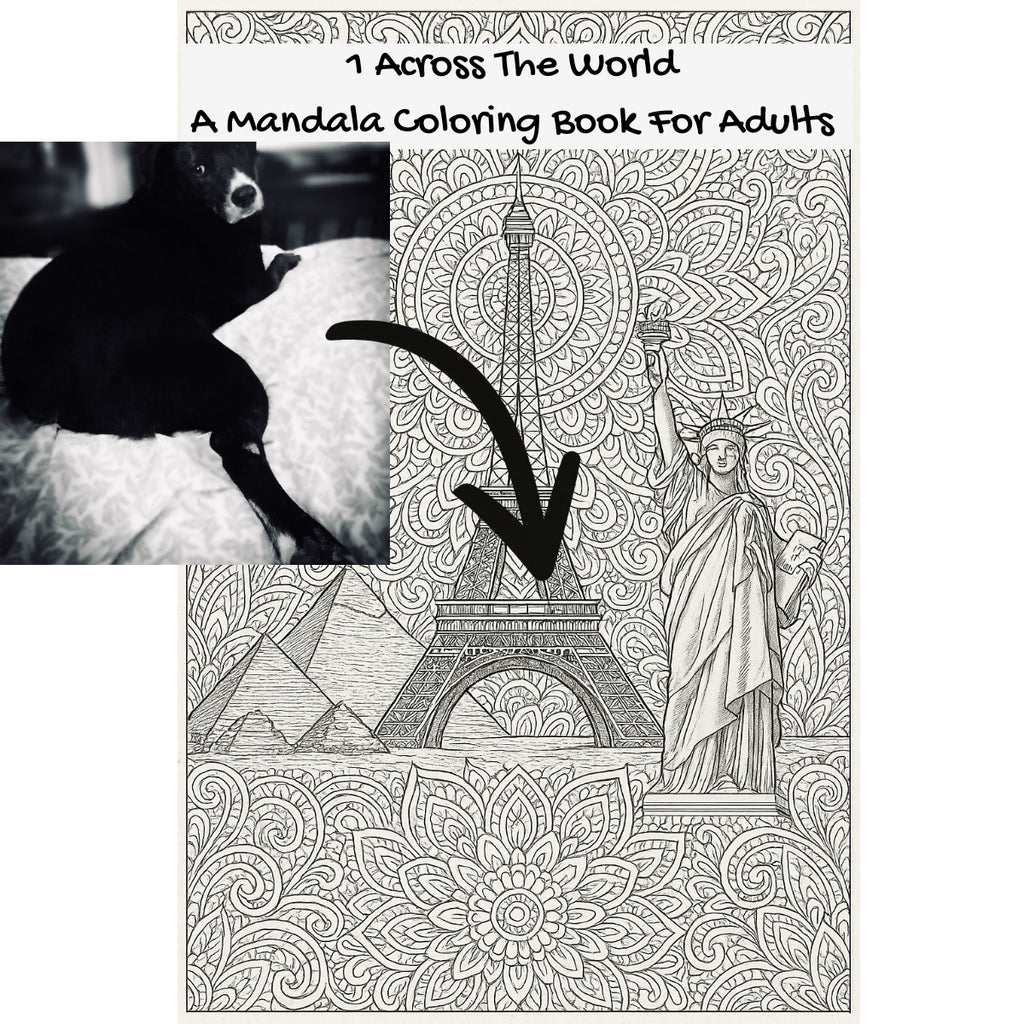 1 Across The World: A Mandala Coloring Book For Adults