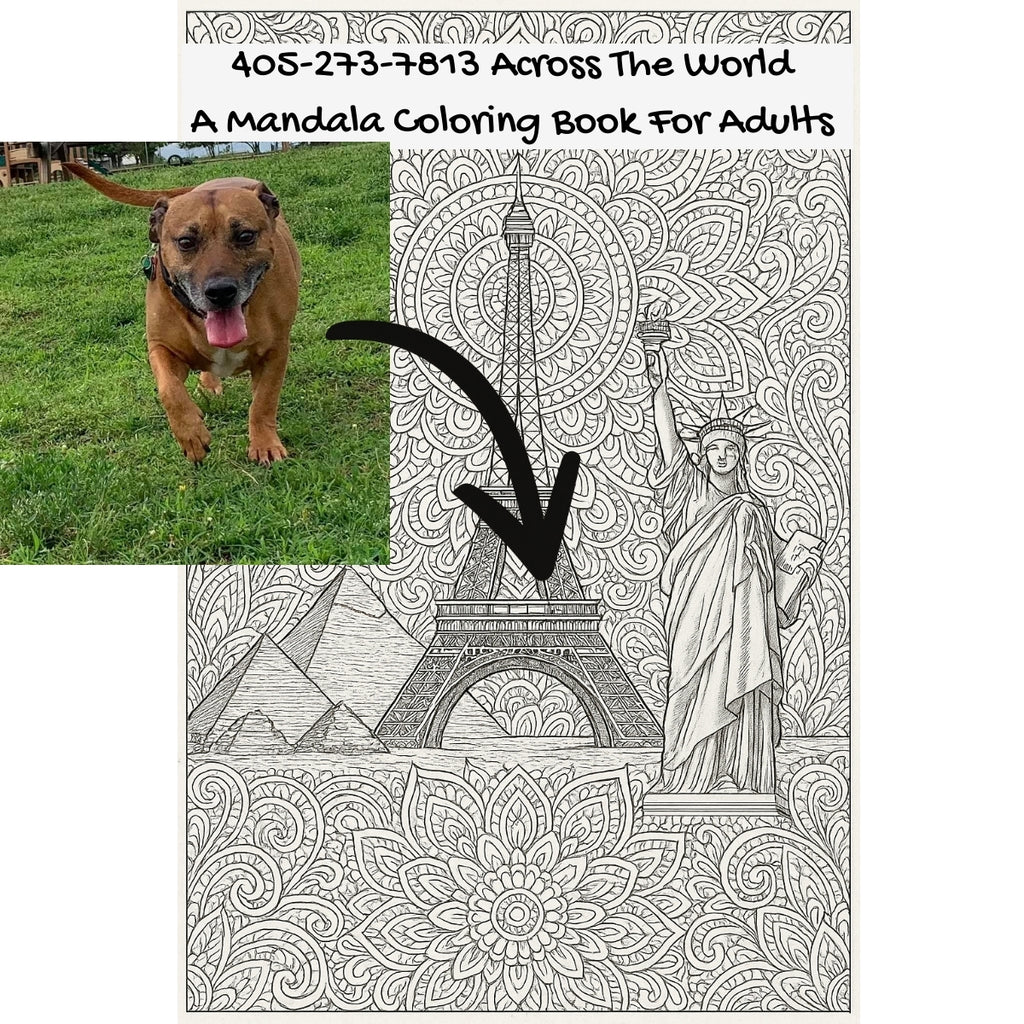 405-273-7813 Across The World: A Mandala Coloring Book For Adults