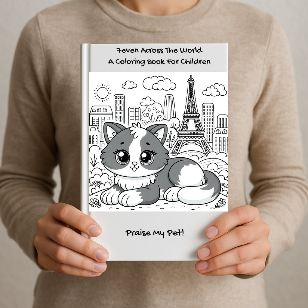 7even Across The World: A Coloring Book For Children