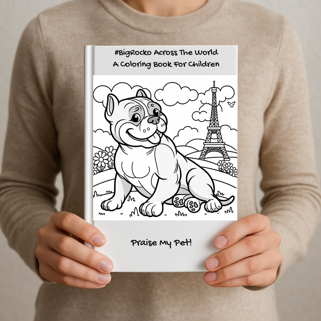 #BigRocko Across The World: A Coloring Book For Children