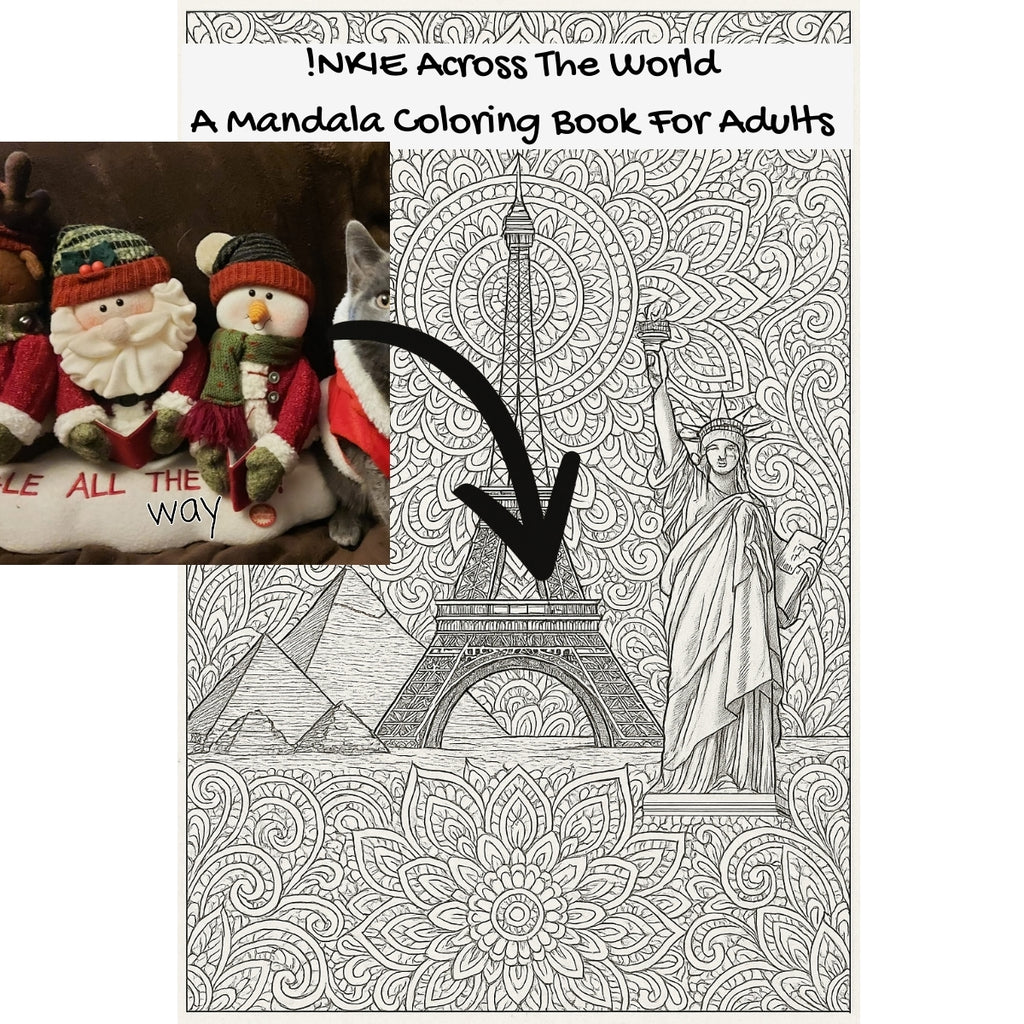 !NKIE Across The World: A Mandala Coloring Book For Adults